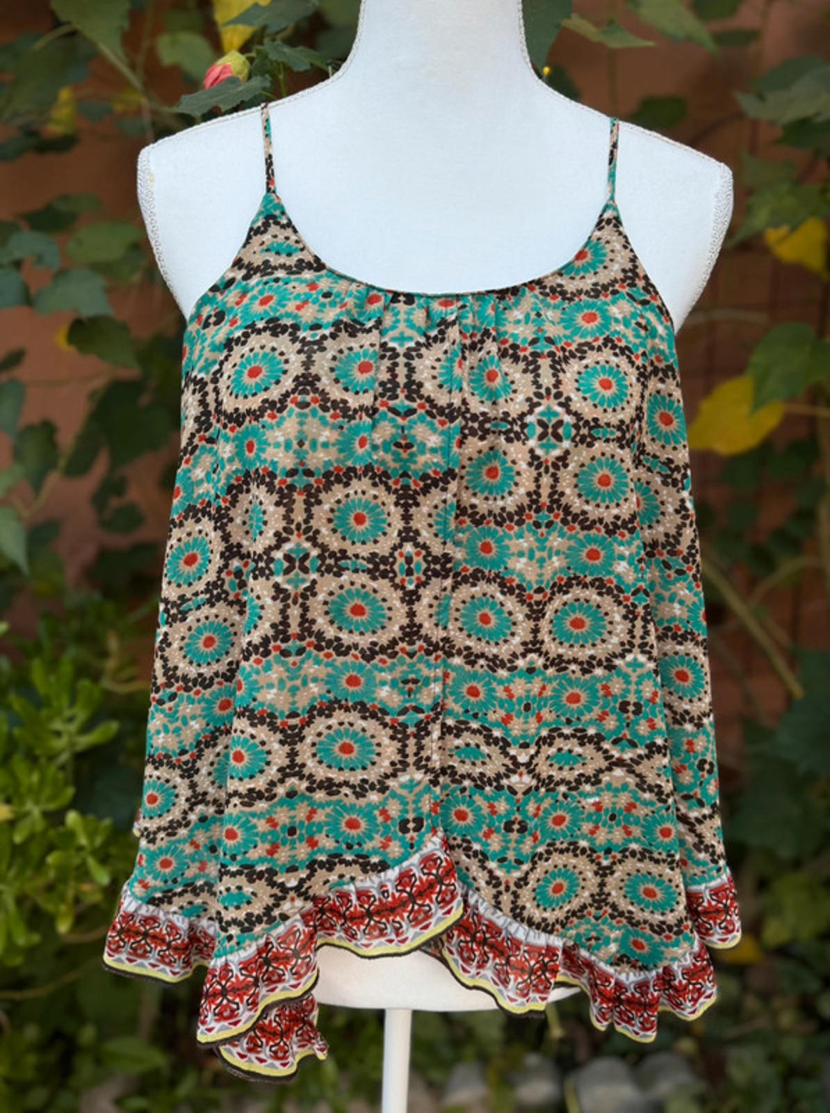 Patrons Of Peace Boho Top Size M