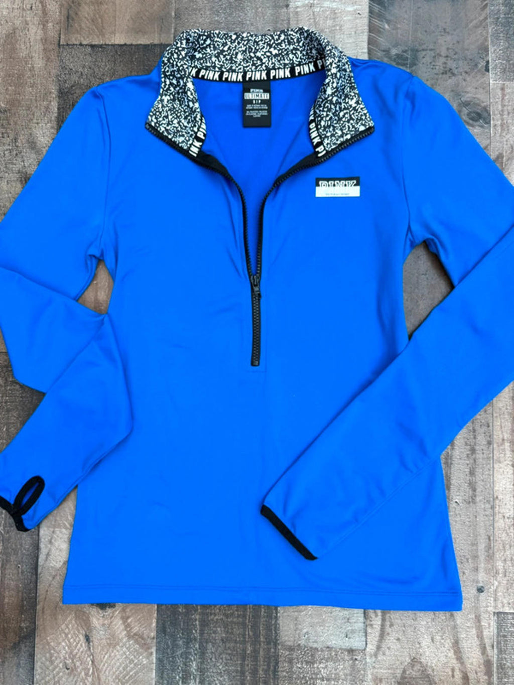 Victoria Secret Pink Size S Royal Blue Ultimate Top