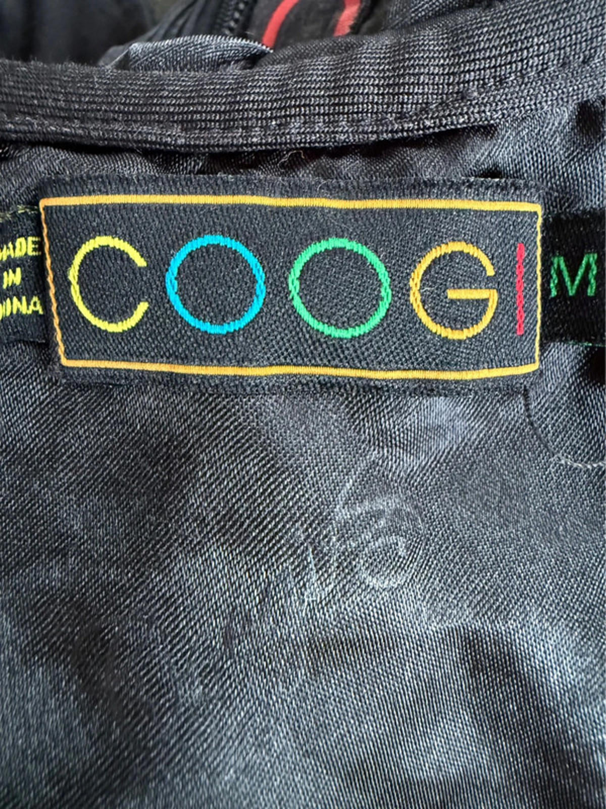 Coogi Print Black Primary Color Zip Up Jacket Women Size M