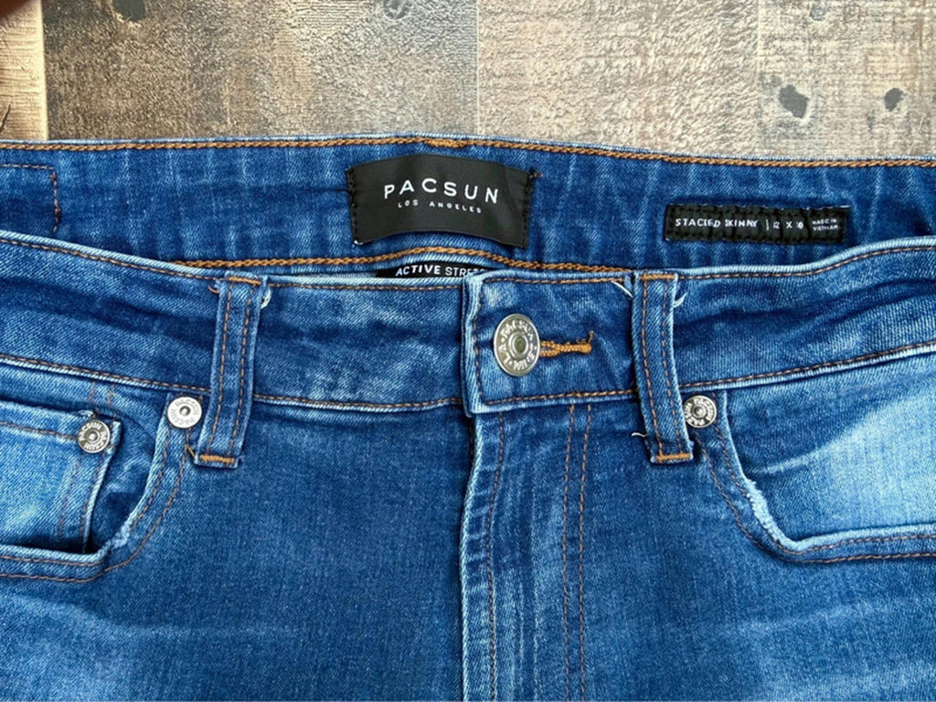 Pacsun Active Stretch Men’s Distressed Jeans 32x30