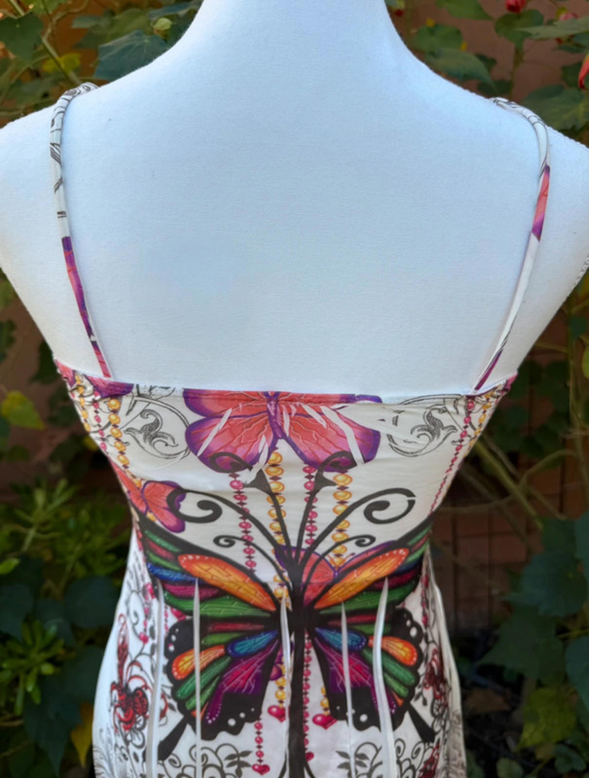 Yo-yo 5 Butterfly Paisly Swirl Y2K Dress Size S