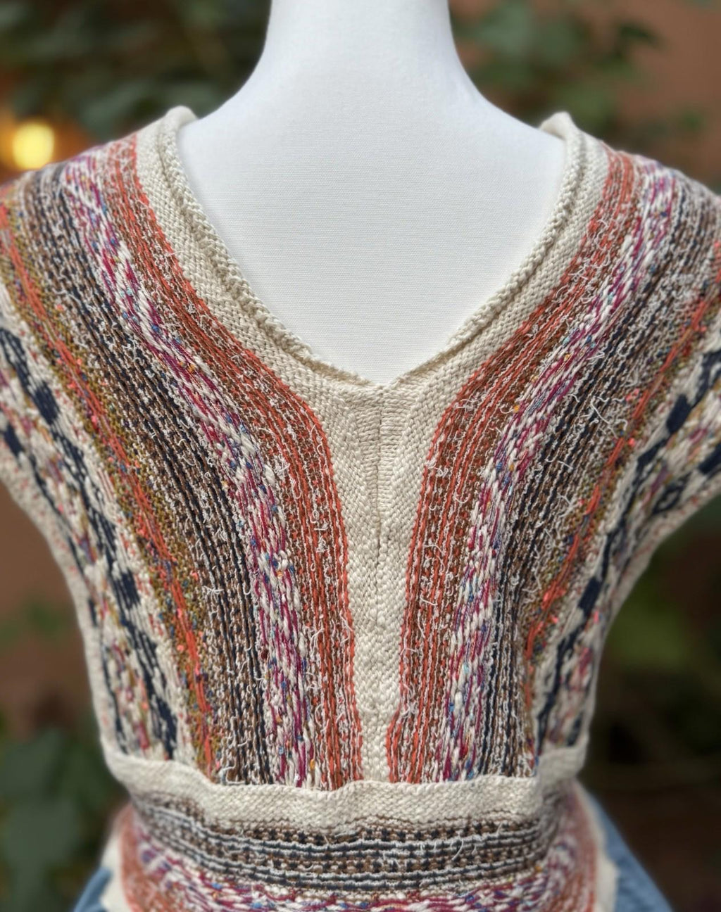 Anthropologie Size Women’s Knit Sweater Top V neck Size L