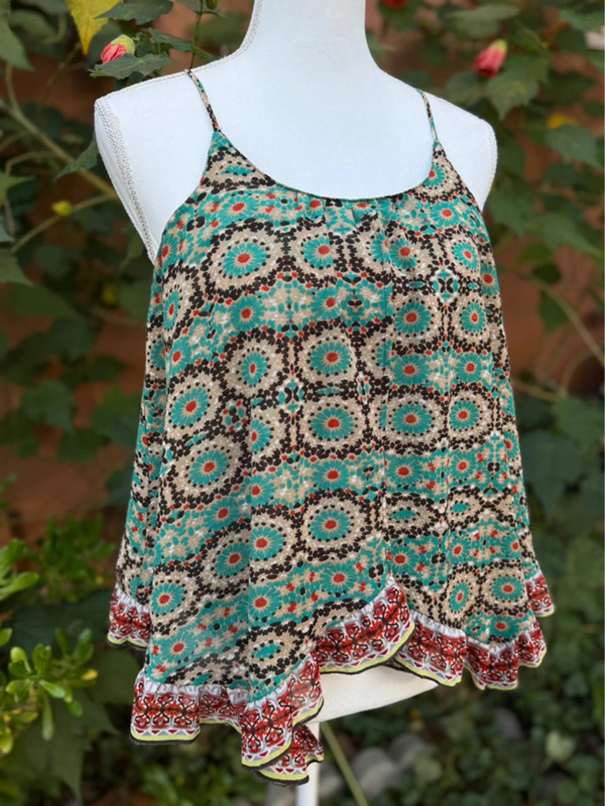 Patrons Of Peace Boho Top Size M