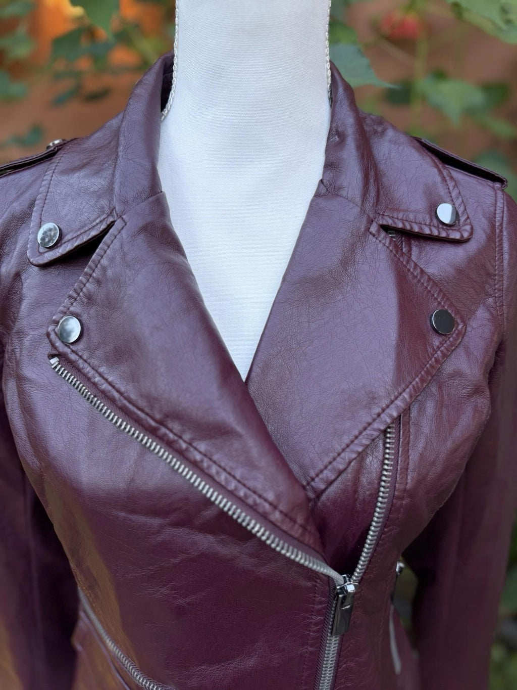 Women’s Meet York Company Burgundy Jacket Size XS