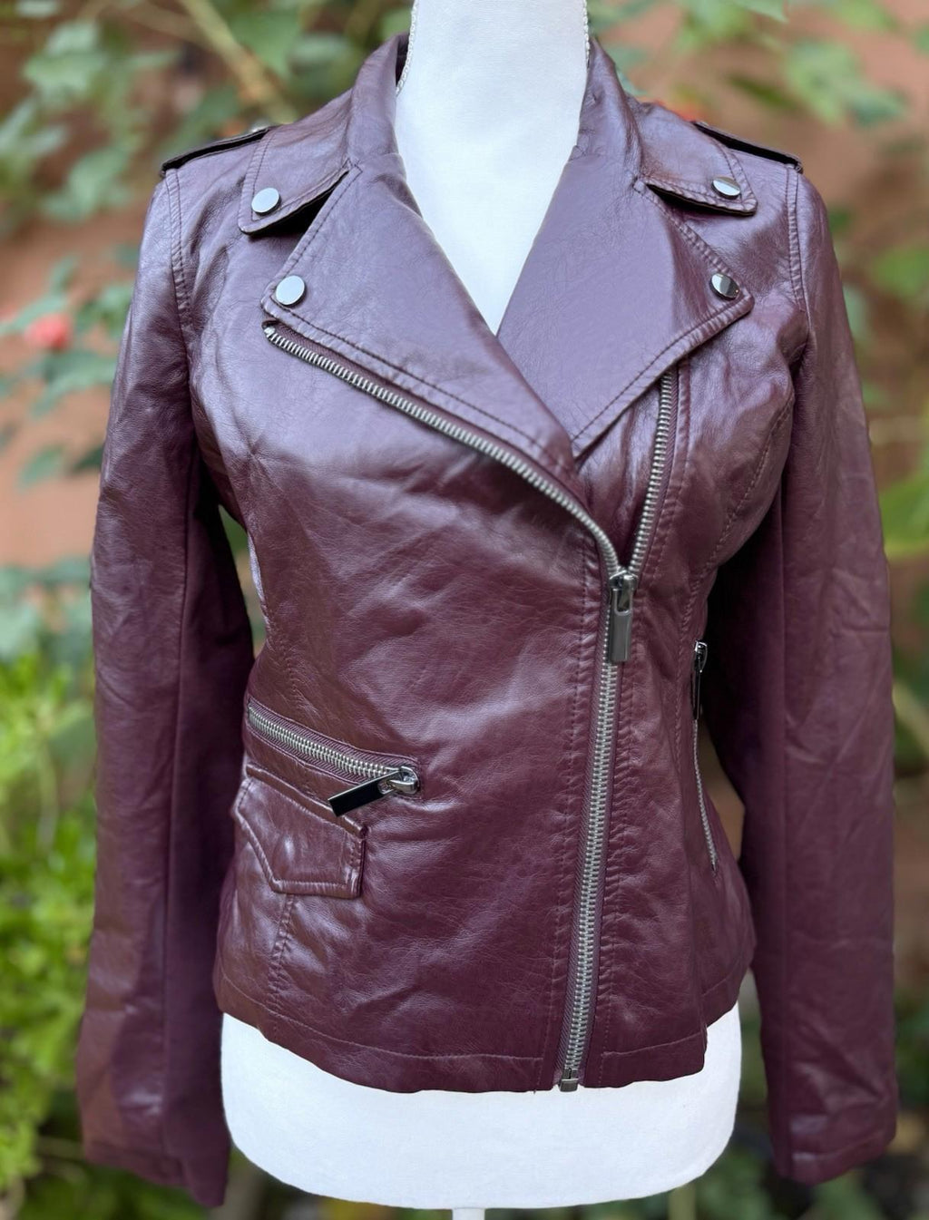 Women’s Meet York Company Burgundy Jacket Size XS