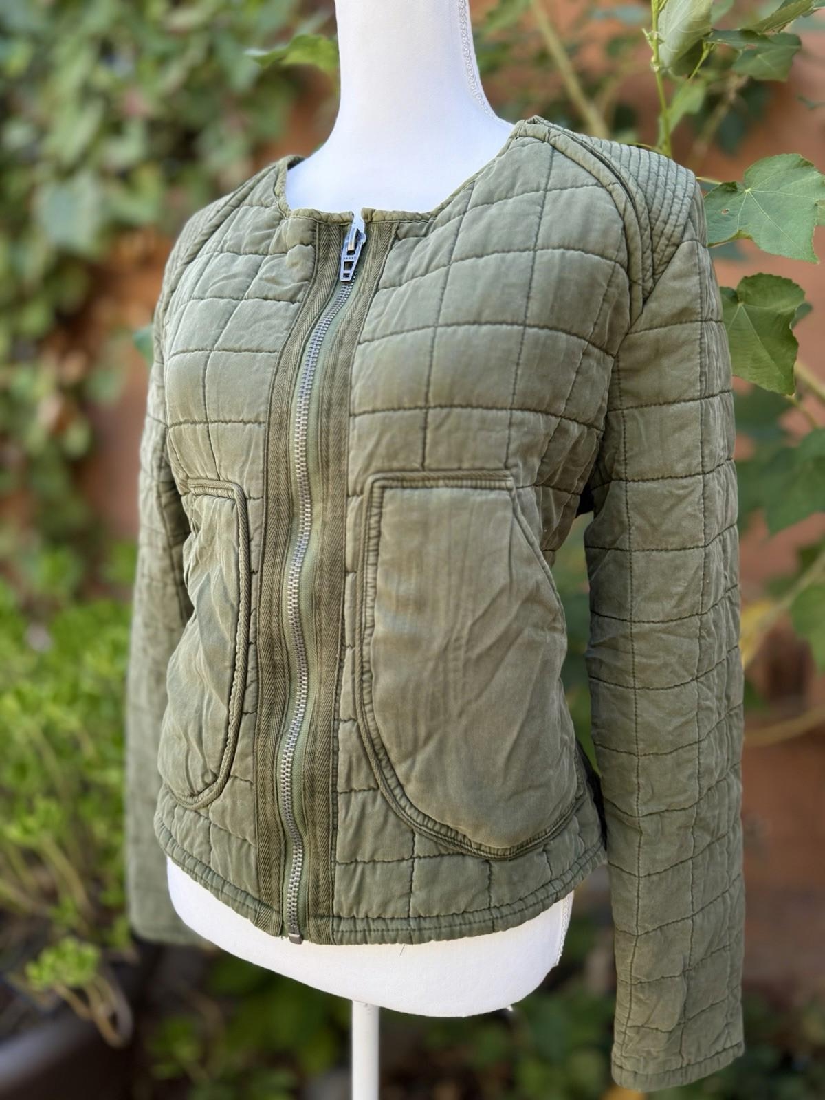 BlankNYC Women’s Olive Green Fall Jacket Size L Large